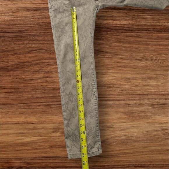 Bevy Flog Shely Snake Print Elastic Waist Joggers Pants Size 28 Drawstring - Picture 9 of 10